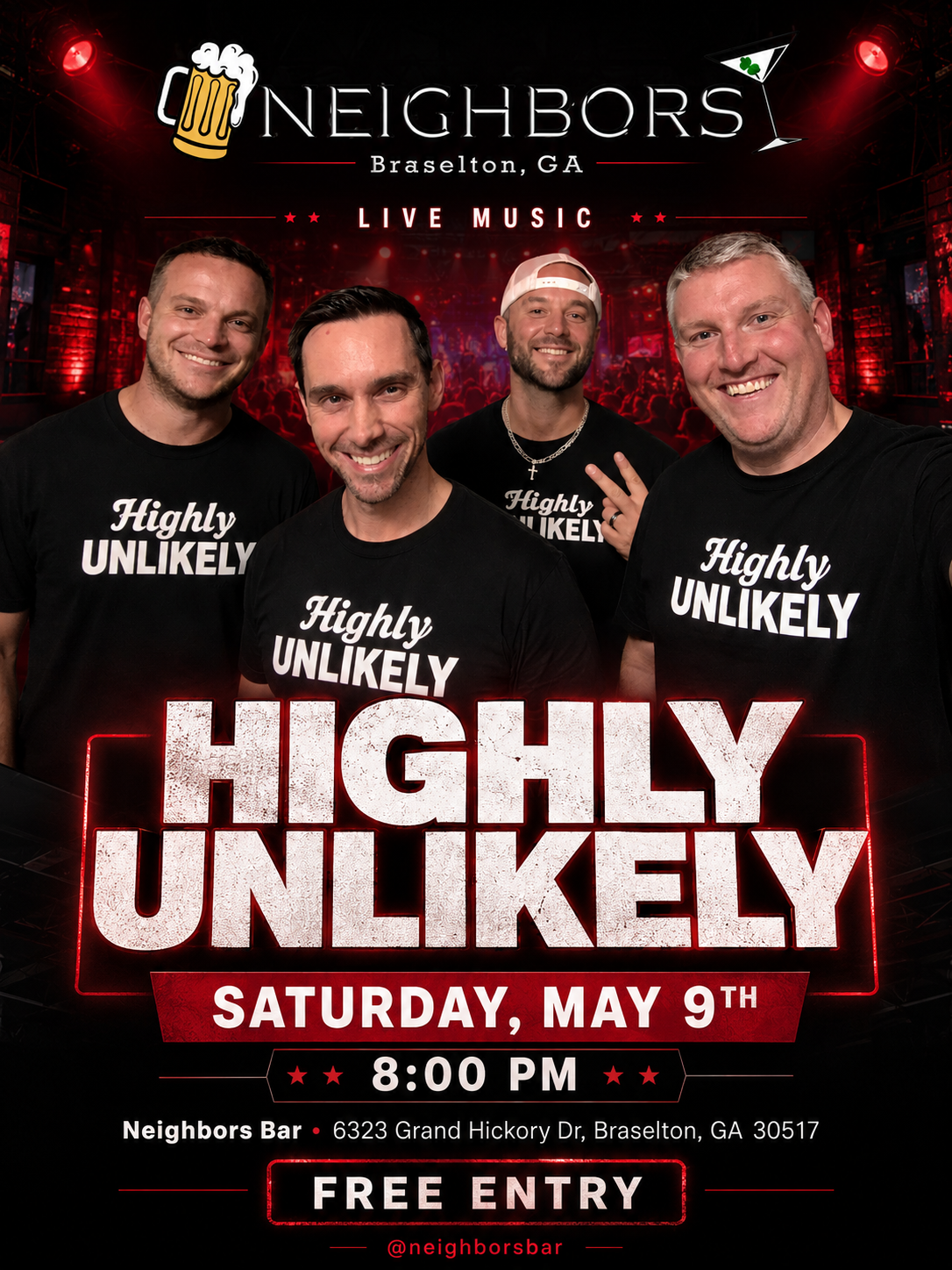Highly Unlikely — Live Music