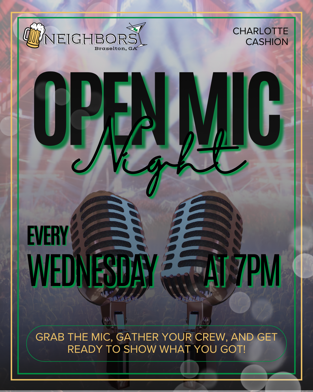 Open Mic Night w/ Charlotte